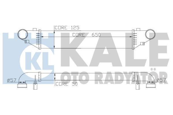 KALE OTO RADYATÖR Интеркулер 347500